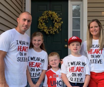 The Knighton family in 2022